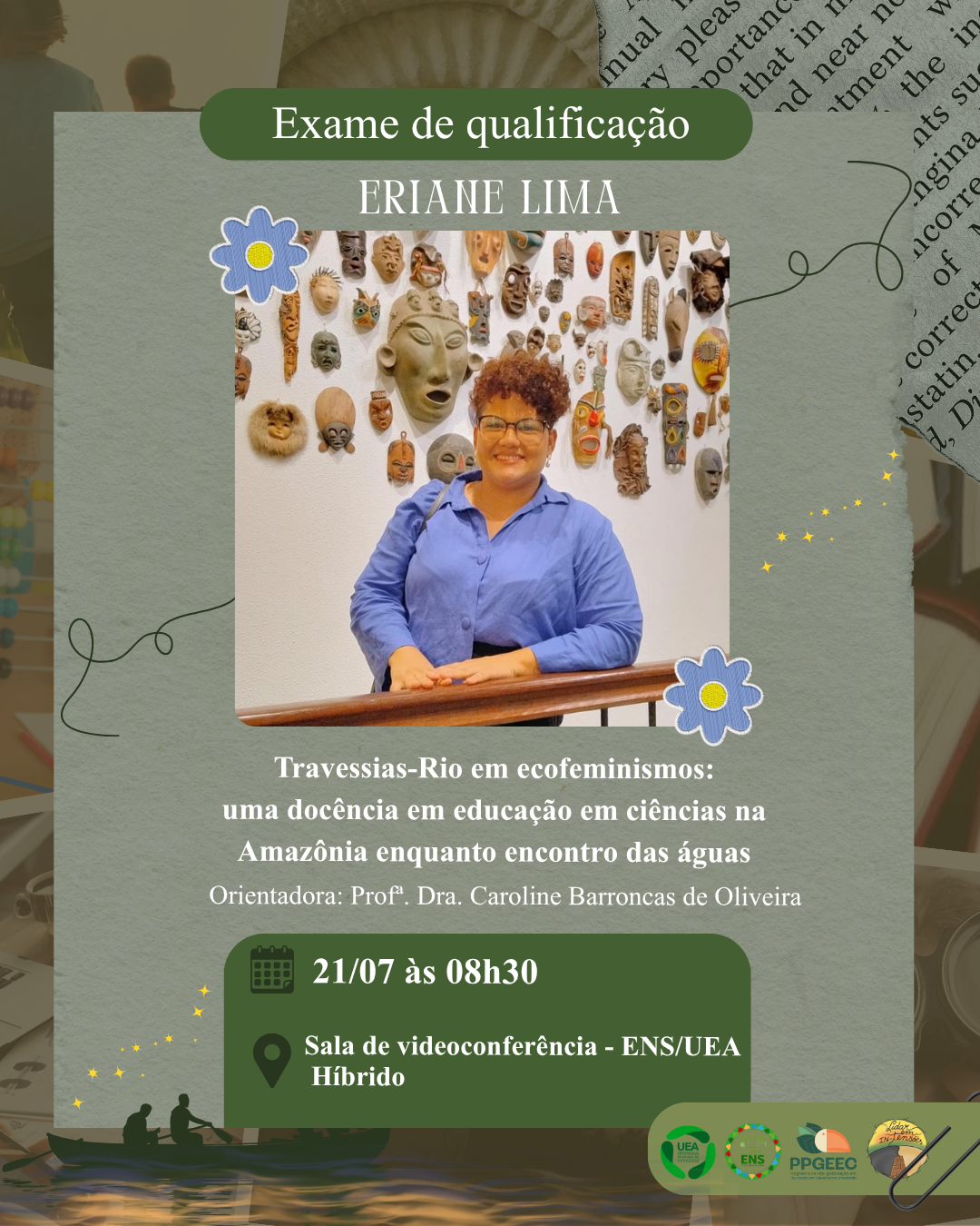 Card da qualificação de Eriane Lima